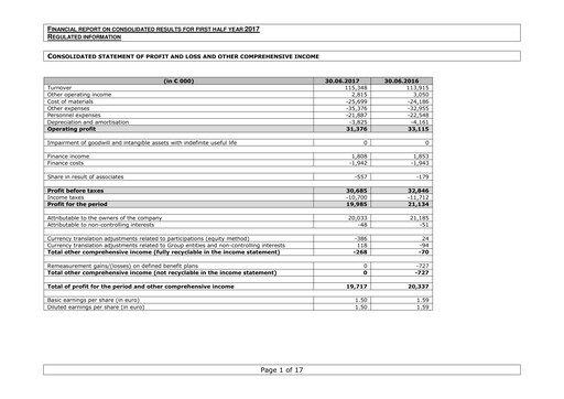 Thumbnail Van de Velde Half-year Report 2017-h1