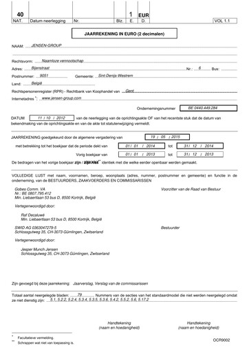 Thumbnail Jensen-Group Financial Statement 2014