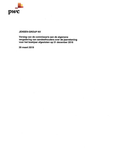 Thumbnail Jensen-Group Financial Statement 2018