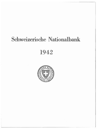Thumbnail Schweizerische Nationalbank Annual Report 1942