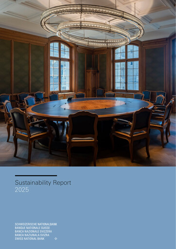 Miniature Schweizerische Nationalbank Rapport de durabilité 2025