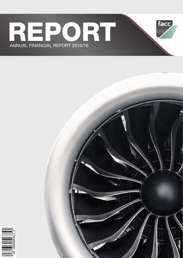 Miniature FACC AG Rapport financier 2015-2016