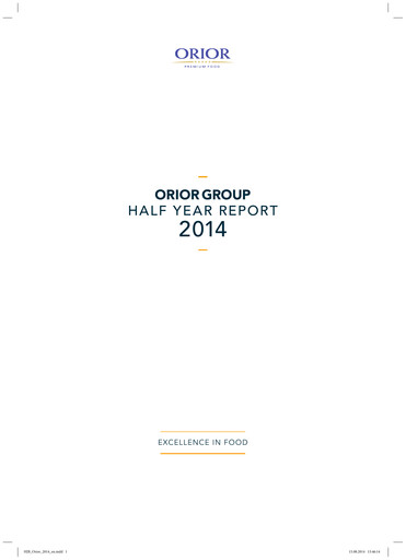 Vorschaubild ORIOR AG Halbjahresbericht 2014-h1