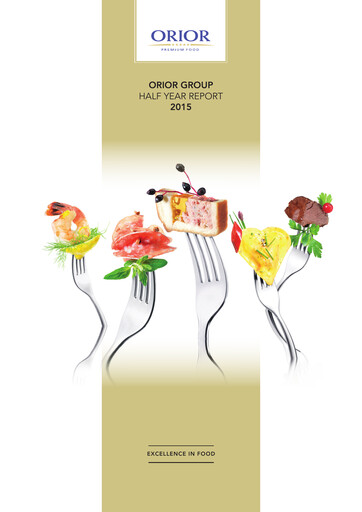 Vorschaubild ORIOR AG Halbjahresbericht 2015-h1