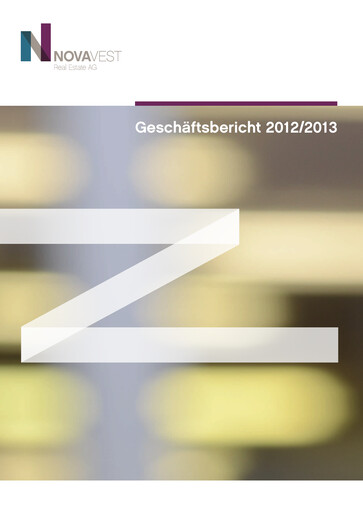 Thumbnail Novavest Real Estate AG Annual Report 2013