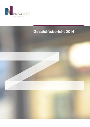Miniature Novavest Real Estate AG Rapport annuel 2014