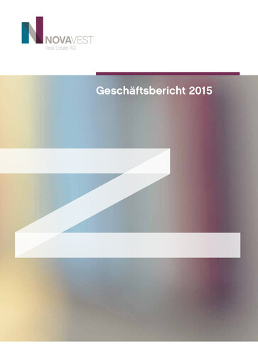 Miniature Novavest Real Estate AG Rapport annuel 2015