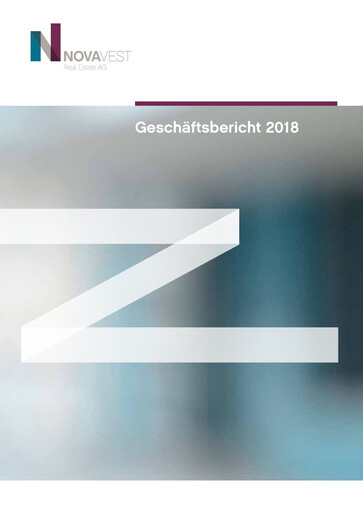 Miniature Novavest Real Estate AG Rapport annuel 2018