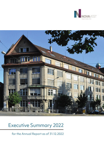 Thumbnail Novavest Real Estate AG Annual Report 2022