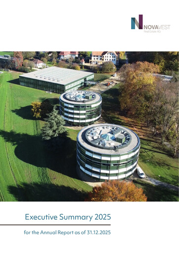 Thumbnail Novavest Real Estate AG Annual Report 2025