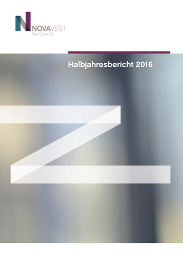Thumbnail Novavest Real Estate AG Half-year Report 2016-h1