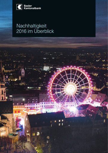 Thumbnail Basler Kantonalbank Sustainability Report 2016