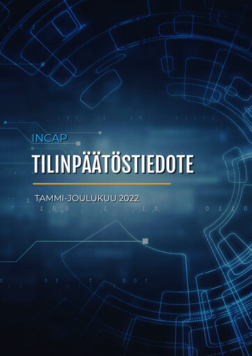 Thumbnail Incap Oyj Financial Report 2022