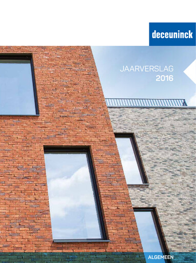 Miniature Deceuninck Rapport annuel 2016