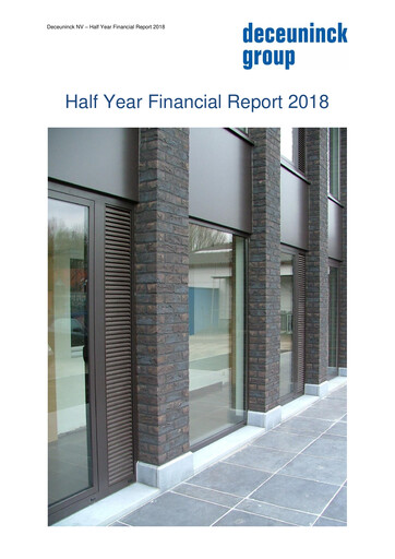 Thumbnail Deceuninck Half-year Report 2018-h1