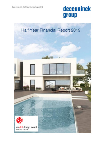 Thumbnail Deceuninck Half-year Report 2019-h1