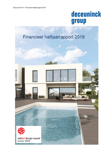 Thumbnail Deceuninck Half-year Report 2019-h1