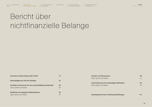 Thumbnail V-ZUG Holding Sustainability Report 2024
