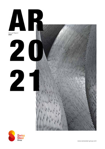 Miniature Swiss Steel Rapport annuel 2021