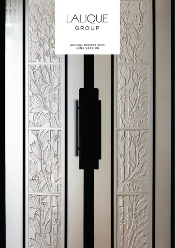 Miniature Lalique Group Rapport annuel 2023