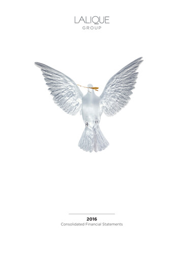 Miniature Lalique Group Bilan financier 2016