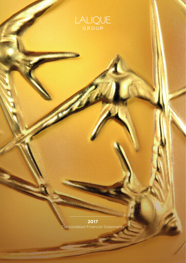 Miniature Lalique Group Bilan financier 2017
