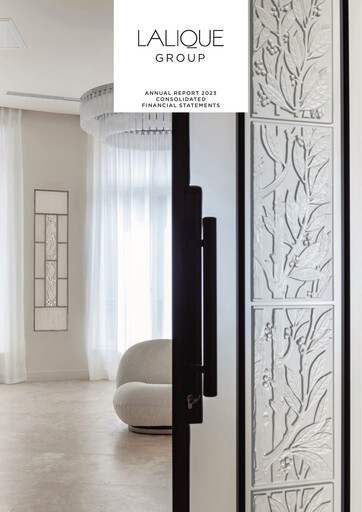 Miniature Lalique Group Bilan financier 2023