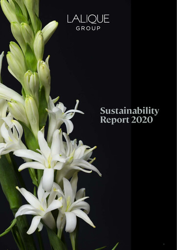 Vorschaubild Lalique Group Nachhaltigkeitsbericht 2020