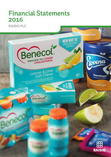 Thumbnail Raisio plc Financial Statement 2016