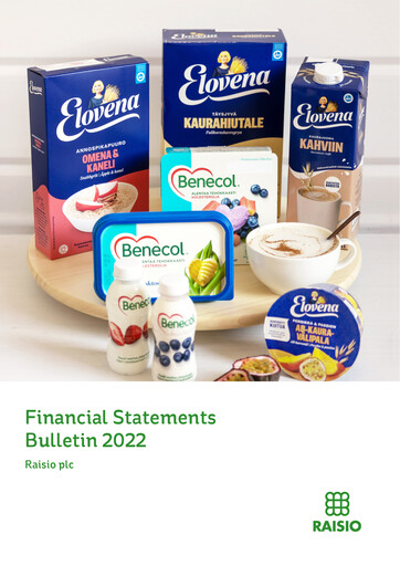 Thumbnail Raisio plc Financial Statement 2022