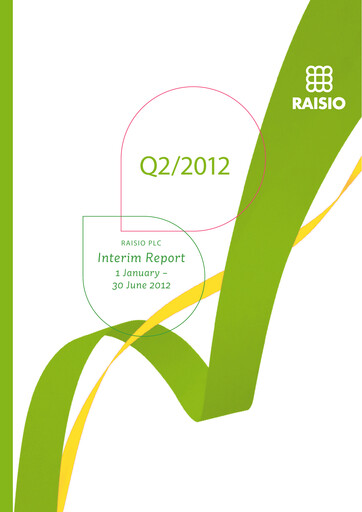 Thumbnail Raisio plc Half-year Report 2012-h1