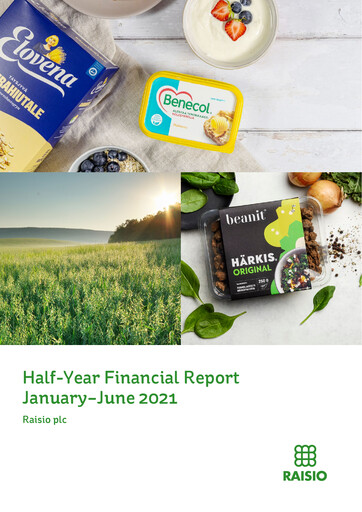 Thumbnail Raisio plc Half-year Report 2021-h1