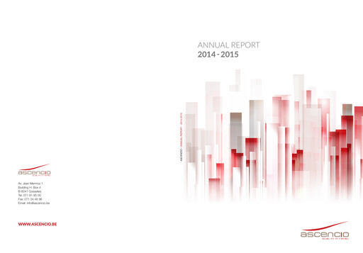 Miniature Ascencio Rapport annuel 2014-2015