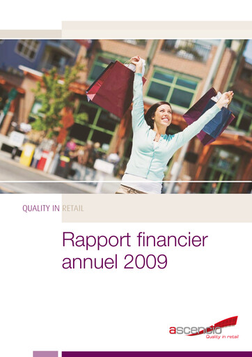 Miniature Ascencio Rapport annuel 2008-2009