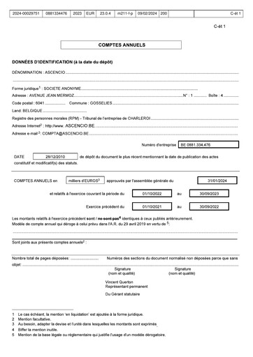 Thumbnail Ascencio Financial Statement 2023