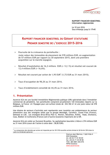 Thumbnail Ascencio Half-year Report 2015-2016-h1