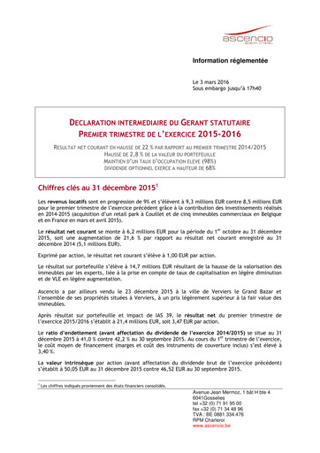 Thumbnail Ascencio Quarterly Report 2015-2016-q1