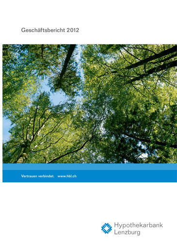 Thumbnail Hypothekarbank Lenzburg Annual Report 2012