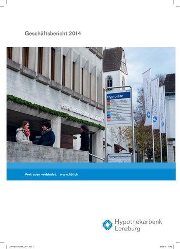 Thumbnail Hypothekarbank Lenzburg Annual Report 2014