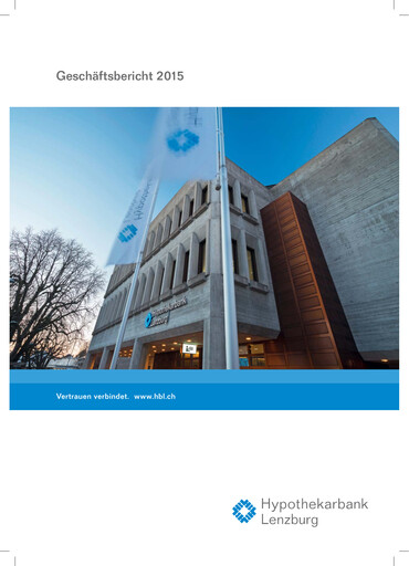 Thumbnail Hypothekarbank Lenzburg Annual Report 2015