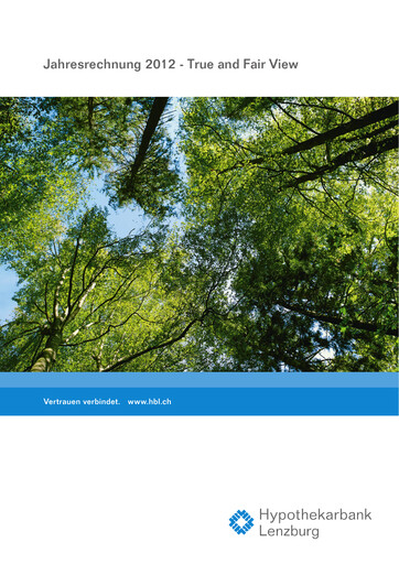 Thumbnail Hypothekarbank Lenzburg Financial Statement 2012