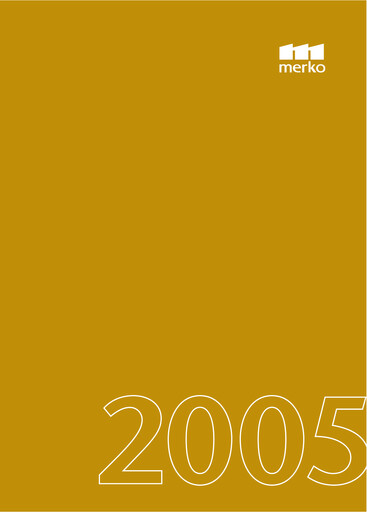 Thumbnail AS Merko Ehitus Annual Report 2005