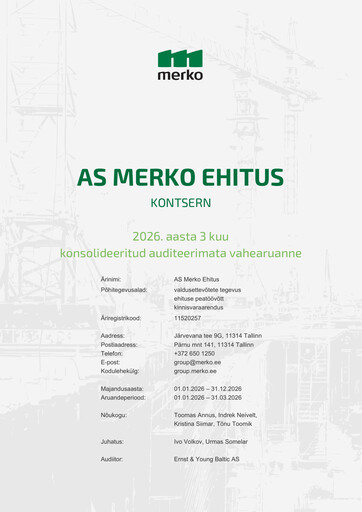 Thumbnail AS Merko Ehitus Quarterly Report 2026-q1