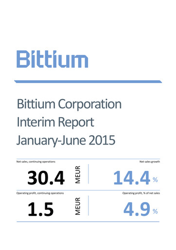 Vorschaubild Bittium Halbjahresbericht 2015-h1