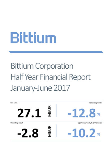 Vorschaubild Bittium Halbjahresbericht 2017-h1