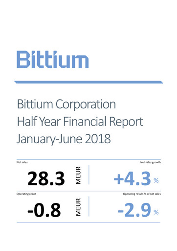 Vorschaubild Bittium Halbjahresbericht 2018-h1