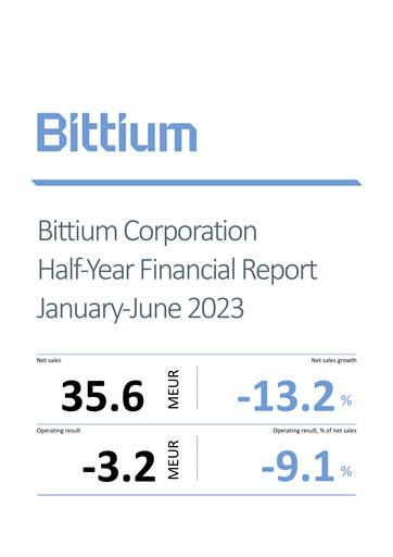 Vorschaubild Bittium Halbjahresbericht 2023-h1