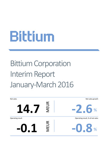 Vorschaubild Bittium Quartalsbericht 2016-q1