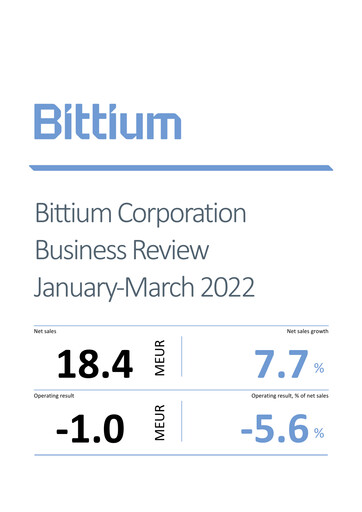 Vorschaubild Bittium Quartalsbericht 2022-q1