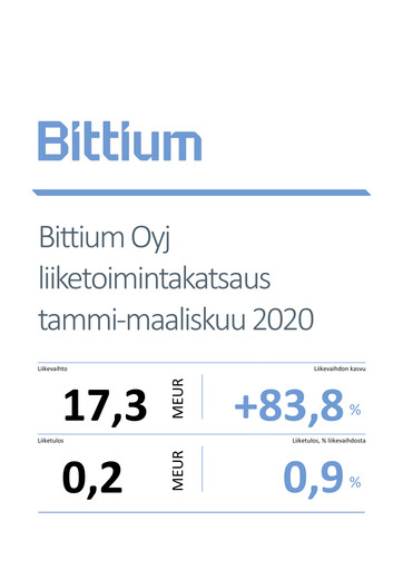 Thumbnail Bittium Quarterly Report 2020-q1